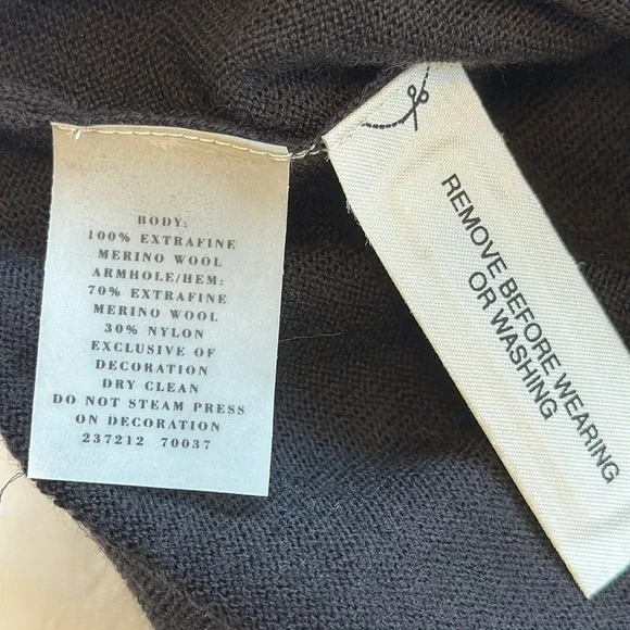 Ann Taylor Merino Wool Sleeveless Sweater - Picture 10 of 11